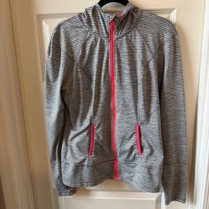 Lukka Gray and Pink Striped Jacket